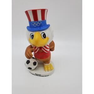 Olympics - Sam the Eagle Soccer Ceramic Figurine - 5"